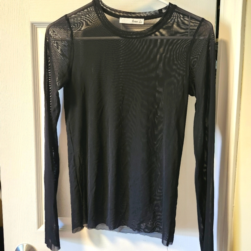 🌺3/$50 Black Mesh Shirt